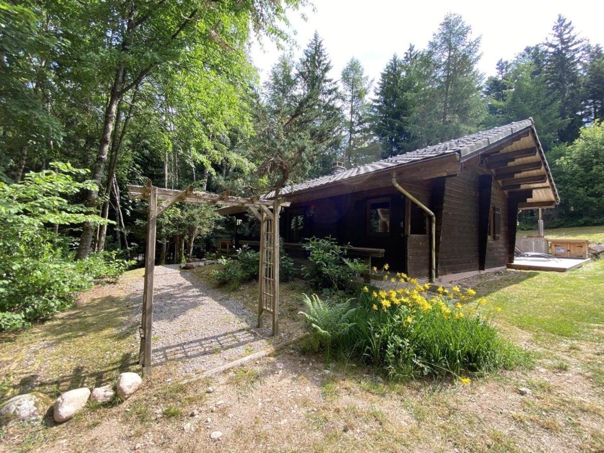 Le Fishing Lodge Chalet En Bois Avec Bain Nordique La Bresse Bagian luar foto